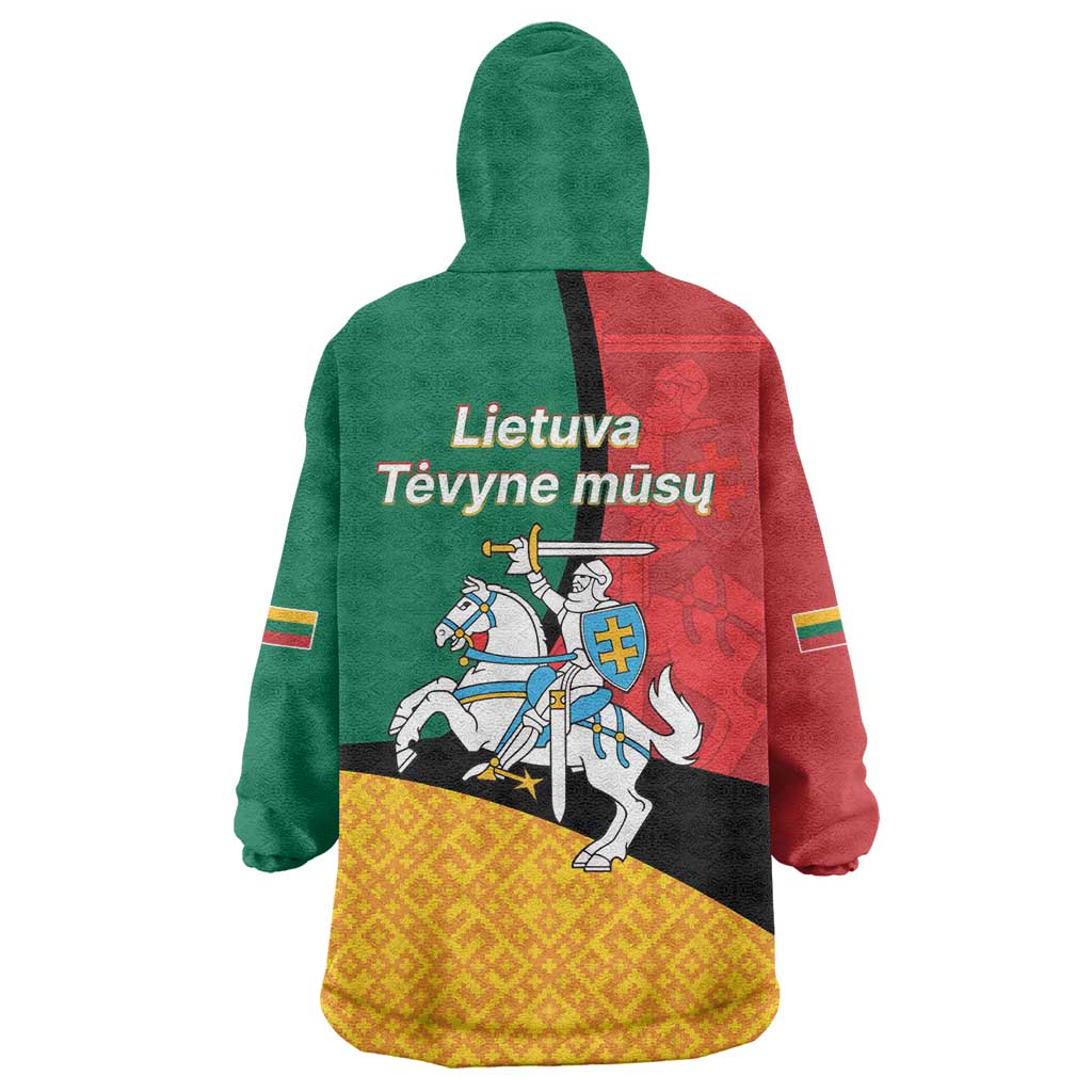 Lithuania Statehood Day July 6 Wearable Blanket Hoodie Lietuva Tevyne musu