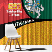Lithuania Statehood Day July 6 Window Curtain Lietuva Tevyne musu