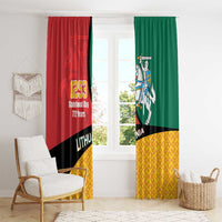 Lithuania Statehood Day July 6 Window Curtain Lietuva Tevyne musu