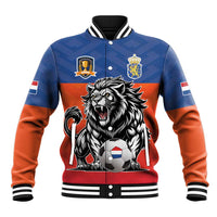 Netherlands Football Baseball Jacket Oranje Lion Go Champion