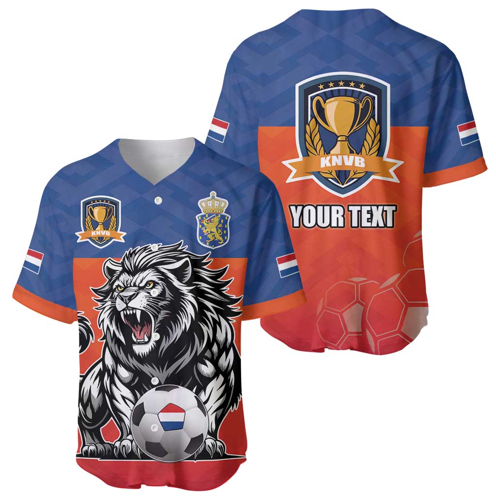 Netherlands Football Baseball Jersey Oranje Lion Go Champion