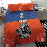 Netherlands Football Bedding Set Oranje Lion Go Champion