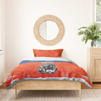 Netherlands Football Bedding Set Oranje Lion Go Champion