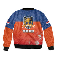 Netherlands Football Bomber Jacket Oranje Lion Go Champion