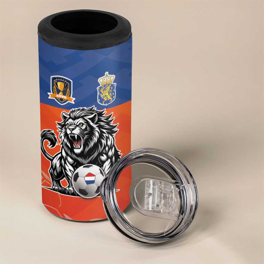 Netherlands Football 4 in 1 Can Cooler Tumbler Oranje Lion Go Champion