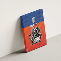 Netherlands Football Canvas Wall Art Oranje Lion Go Champion