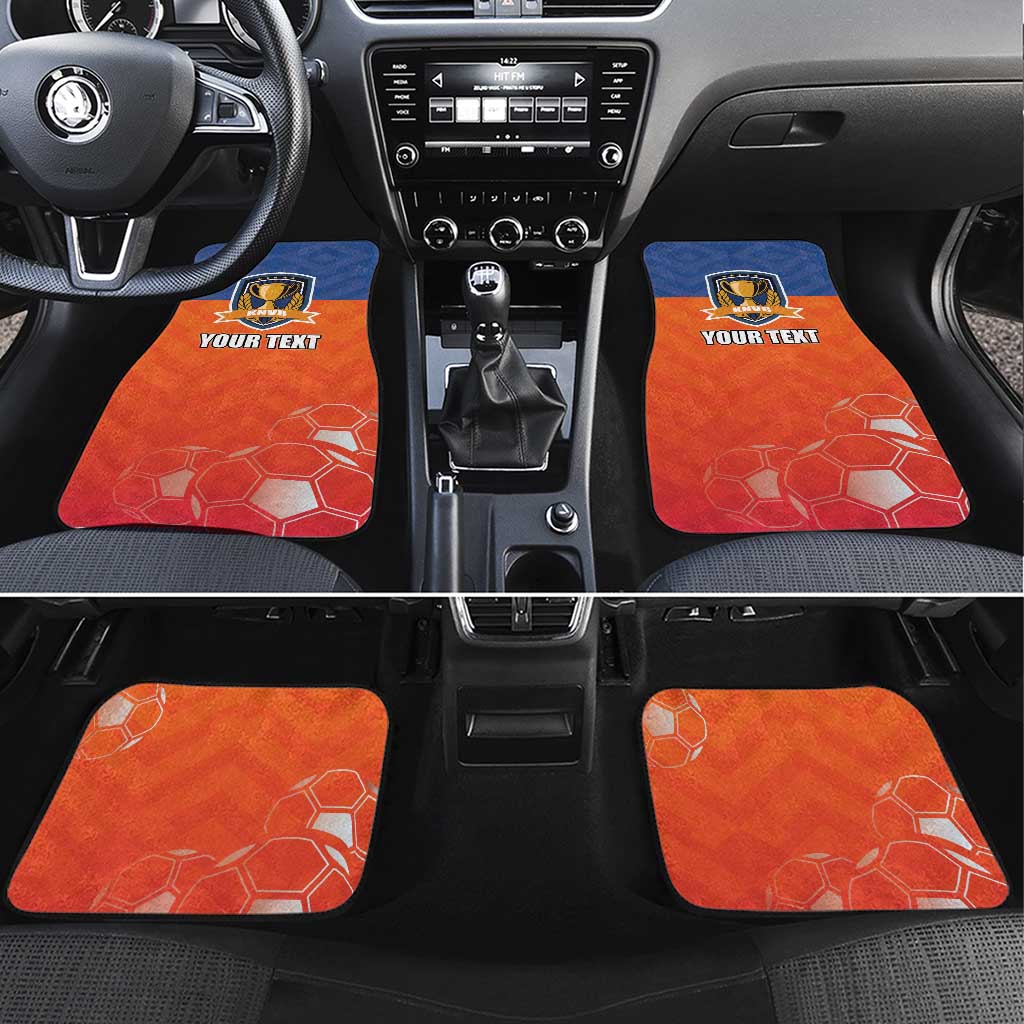 Netherlands Football Car Mats Oranje Lion Go Champion