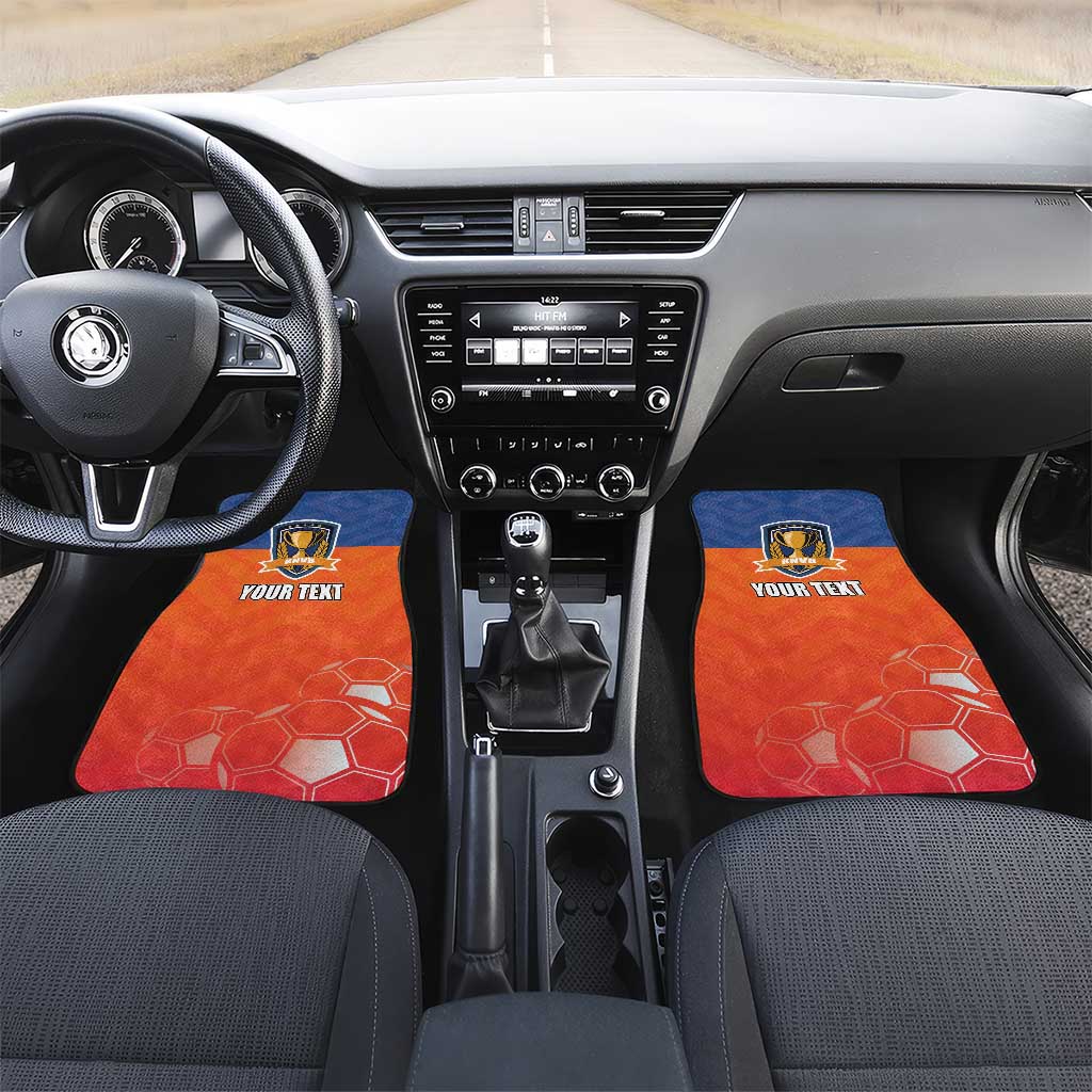 Netherlands Football Car Mats Oranje Lion Go Champion