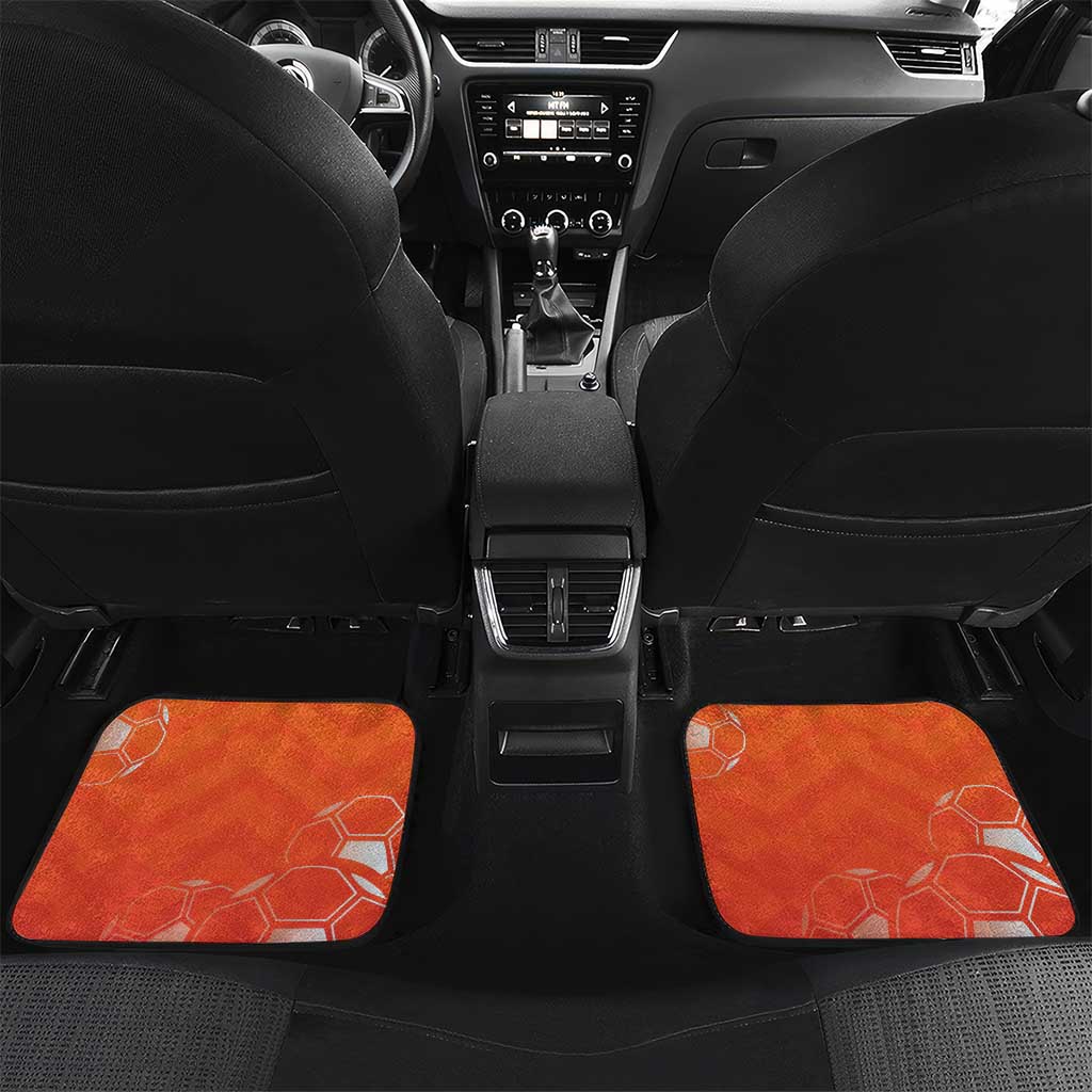 Netherlands Football Car Mats Oranje Lion Go Champion