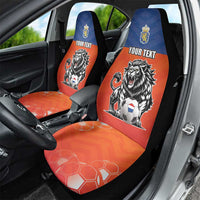 Netherlands Football Car Seat Cover Oranje Lion Go Champion