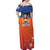 Netherlands Football Family Matching Off Shoulder Maxi Dress and Hawaiian Shirt Oranje Lion Go Champion