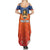 Netherlands Football Family Matching Summer Maxi Dress and Hawaiian Shirt Oranje Lion Go Champion