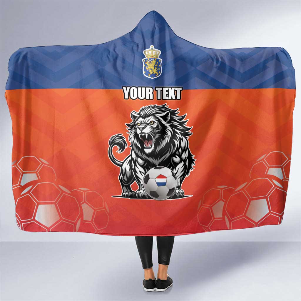 Netherlands Football Hooded Blanket Oranje Lion Go Champion