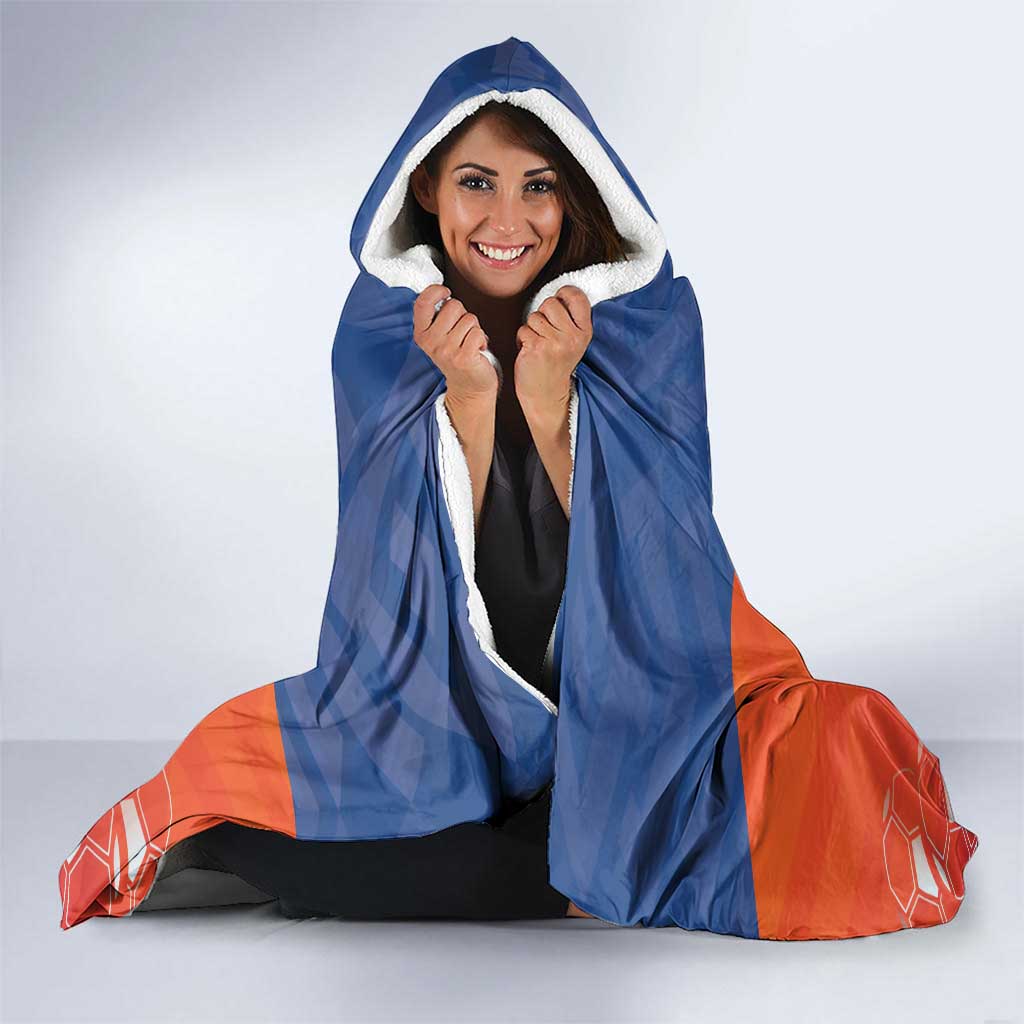 Netherlands Football Hooded Blanket Oranje Lion Go Champion