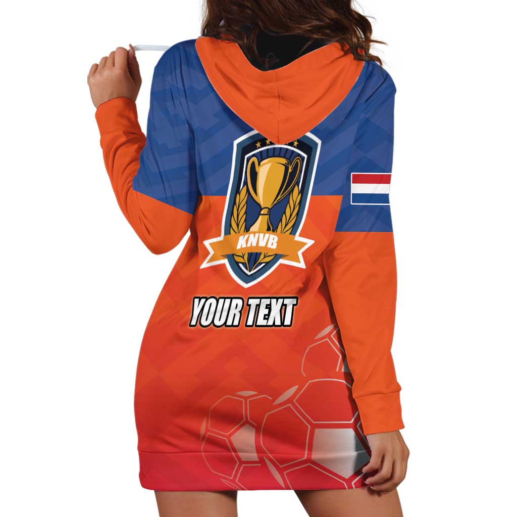 Netherlands Football Hoodie Dress Oranje Lion Go Champion