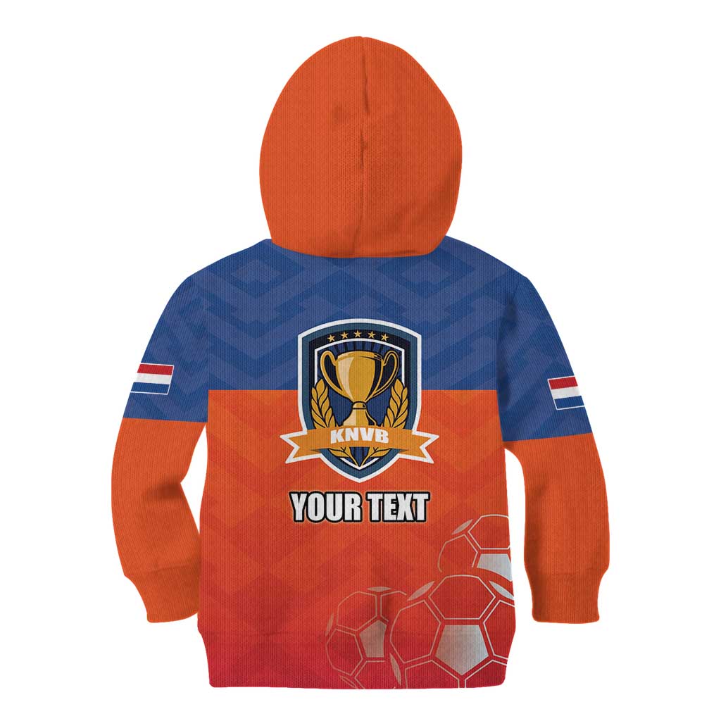 Netherlands Football Kid Hoodie Oranje Lion Go Champion