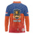 Netherlands Football Long Sleeve Polo Shirt Oranje Lion Go Champion