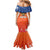 Netherlands Football Mermaid Dress Oranje Lion Go Champion