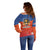 Netherlands Football Off Shoulder Sweater Oranje Lion Go Champion