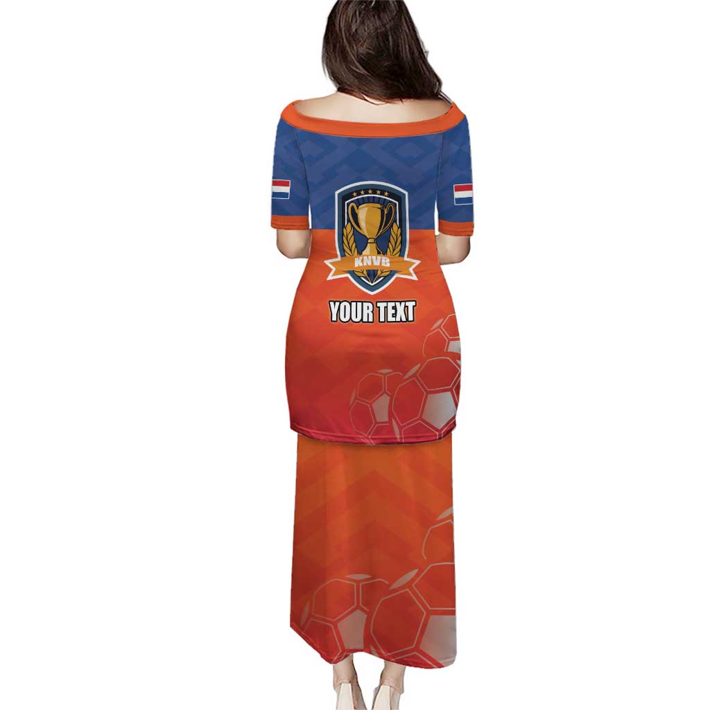 Netherlands Football Puletasi Oranje Lion Go Champion