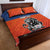 Netherlands Football Quilt Bed Set Oranje Lion Go Champion
