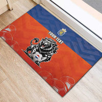 Netherlands Football Rubber Doormat Oranje Lion Go Champion