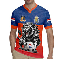 Netherlands Football Rugby Jersey Oranje Lion Go Champion