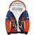 Netherlands Football Sherpa Hoodie Oranje Lion Go Champion