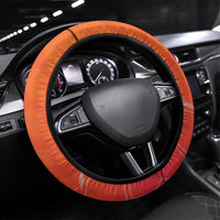 Netherlands Football Steering Wheel Cover Oranje Lion Go Champion