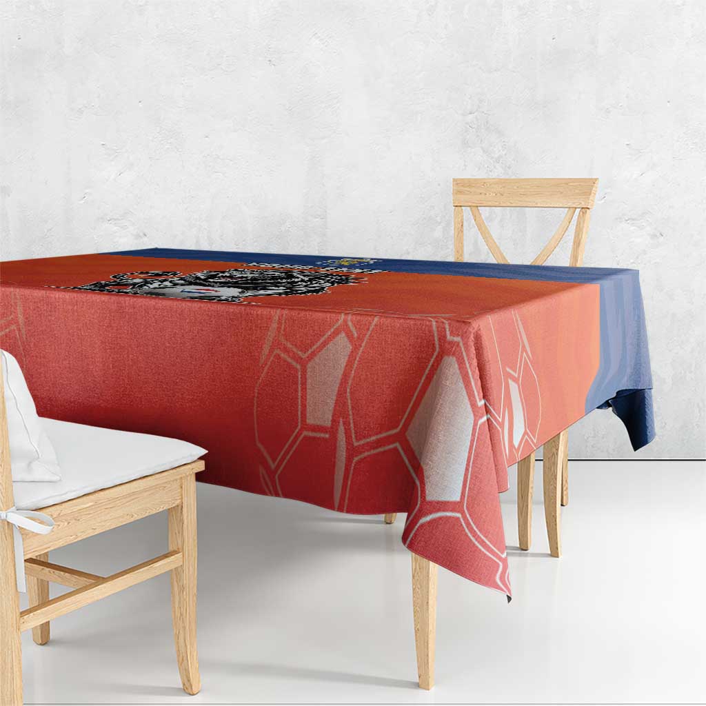 Netherlands Football Tablecloth Oranje Lion Go Champion