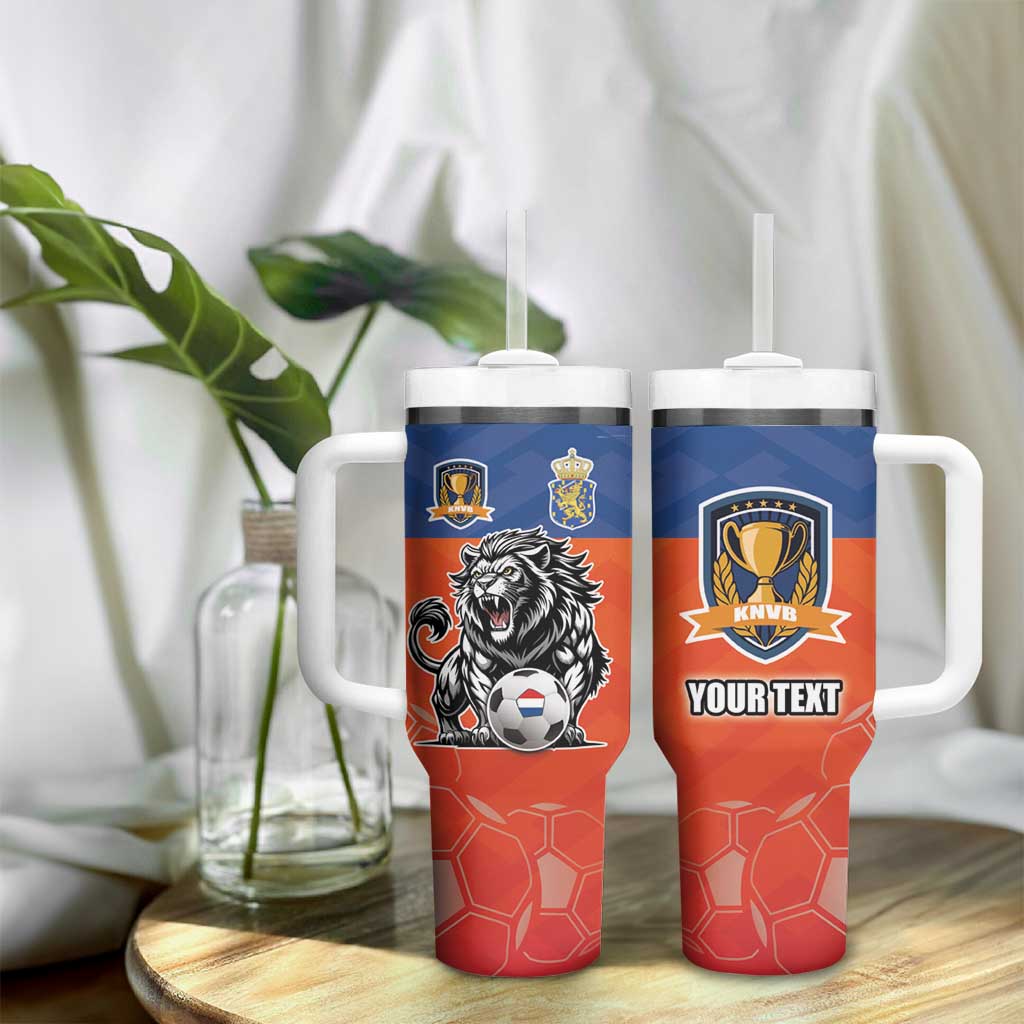 Netherlands Football Tumbler With Handle Oranje Lion Go Champion