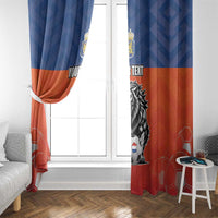 Netherlands Football Window Curtain Oranje Lion Go Champion