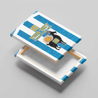 Personalized Argentina 10 Goat Canvas Wall Art Greatest Of All Time Sporty Style