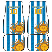 Personalized Argentina 10 Goat Car Mats Greatest Of All Time Sporty Style