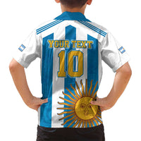 Personalized Argentina 10 Goat Family Matching Puletasi and Hawaiian Shirt Greatest Of All Time Sporty Style