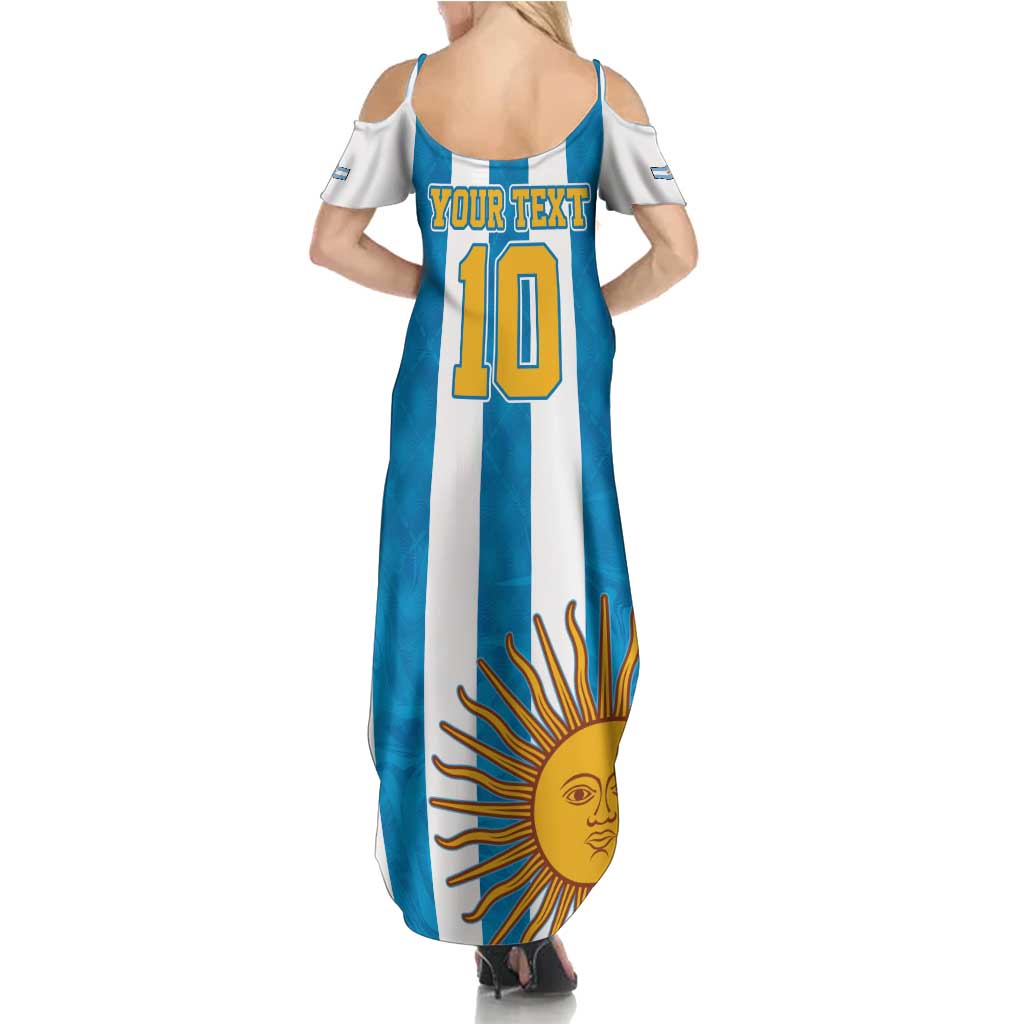 Personalized Argentina 10 Goat Family Matching Summer Maxi Dress and Hawaiian Shirt Greatest Of All Time Sporty Style