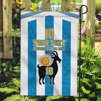 Personalized Argentina 10 Goat Garden Flag Greatest Of All Time Sporty Style
