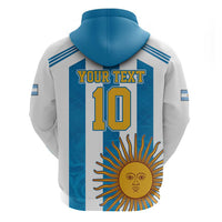 Personalized Argentina 10 Goat Hoodie Greatest Of All Time Sporty Style