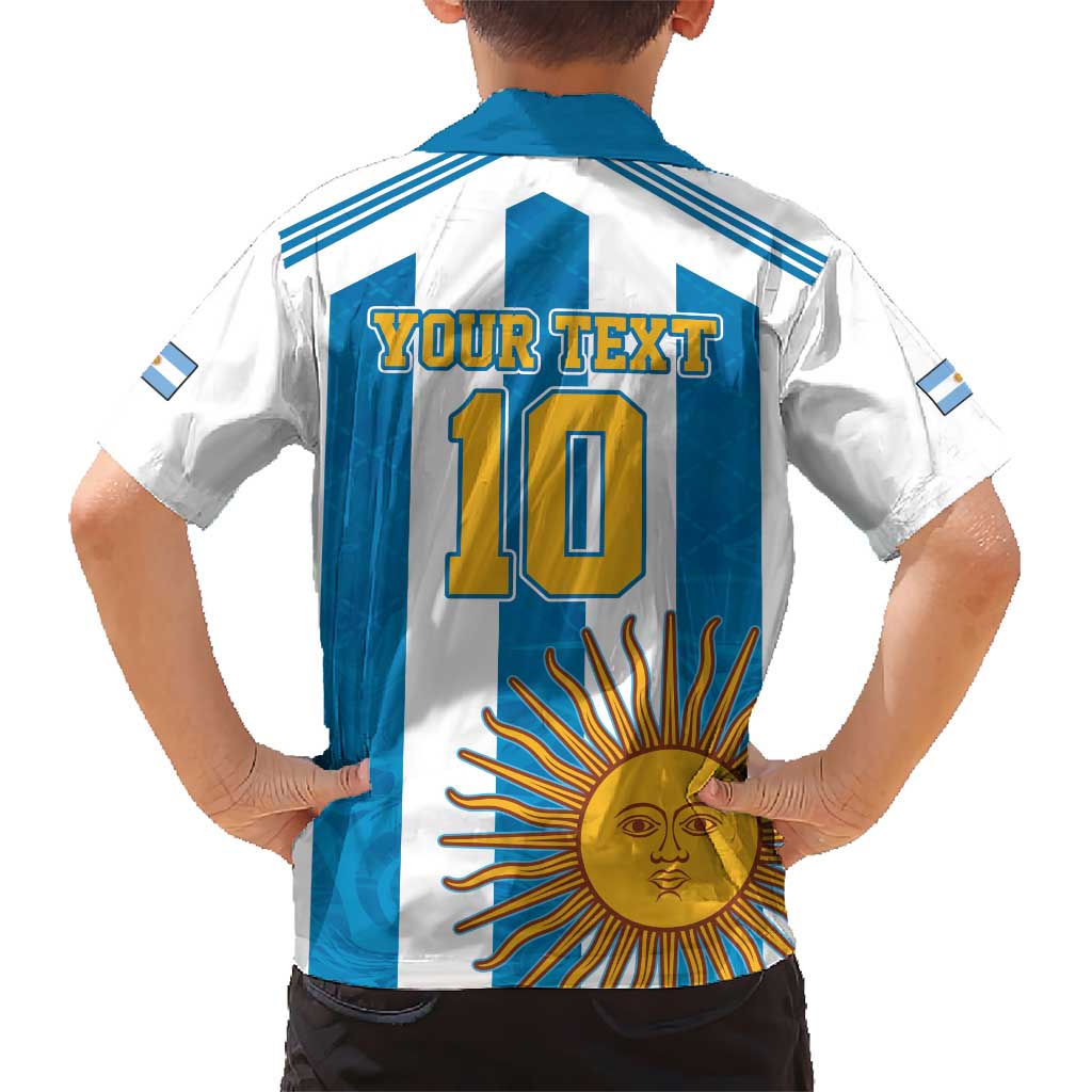 Personalized Argentina 10 Goat Kid Hawaiian Shirt Greatest Of All Time Sporty Style