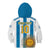 Personalized Argentina 10 Goat Kid Hoodie Greatest Of All Time Sporty Style
