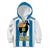 Personalized Argentina 10 Goat Kid Hoodie Greatest Of All Time Sporty Style