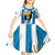Personalized Argentina 10 Goat Kid Short Sleeve Dress Greatest Of All Time Sporty Style