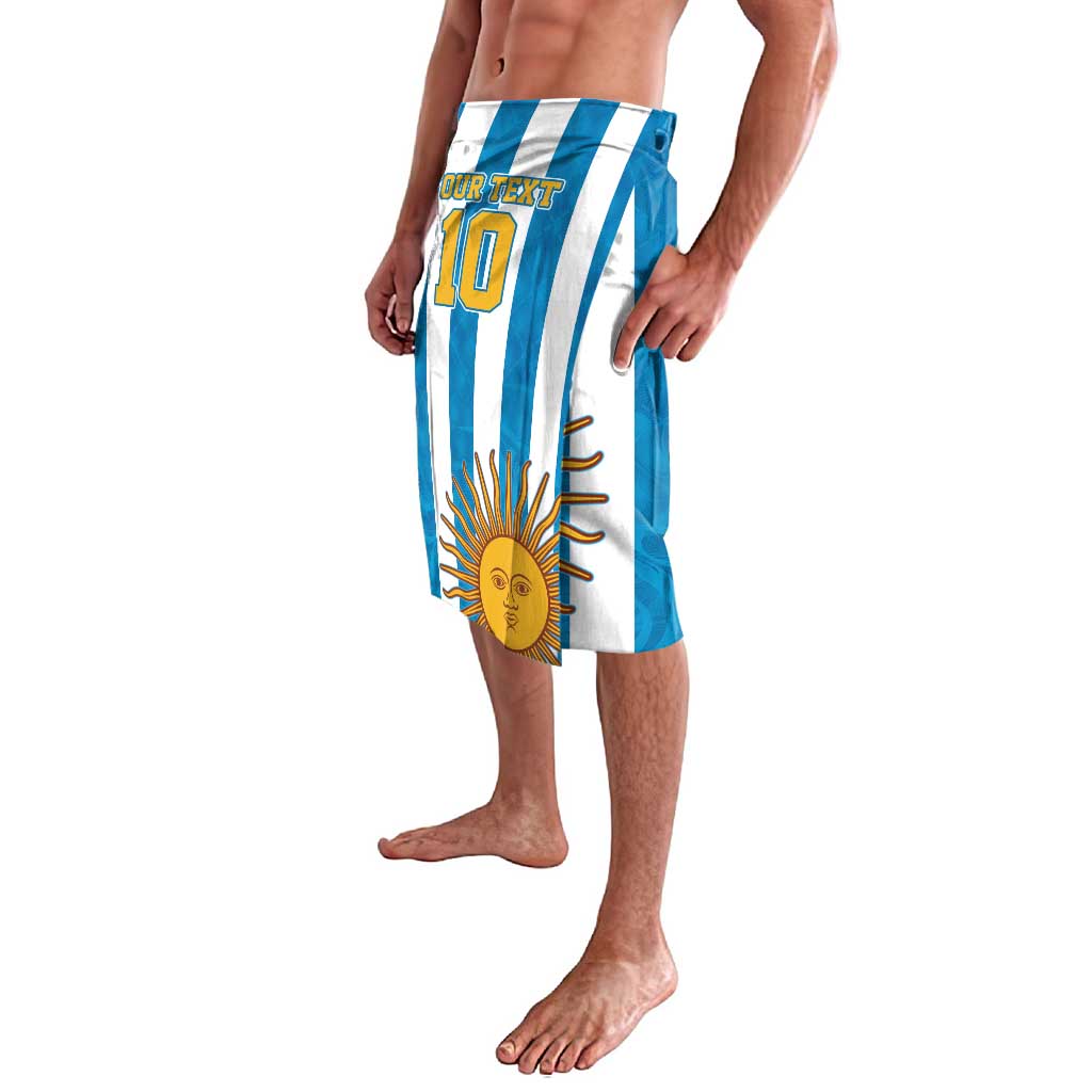 Personalized Argentina 10 Goat Lavalava Greatest Of All Time Sporty Style