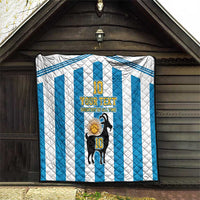 Personalized Argentina 10 Goat Quilt Greatest Of All Time Sporty Style