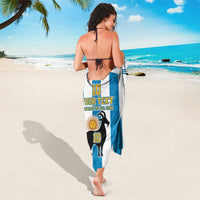 Personalized Argentina 10 Goat Sarong Greatest Of All Time Sporty Style