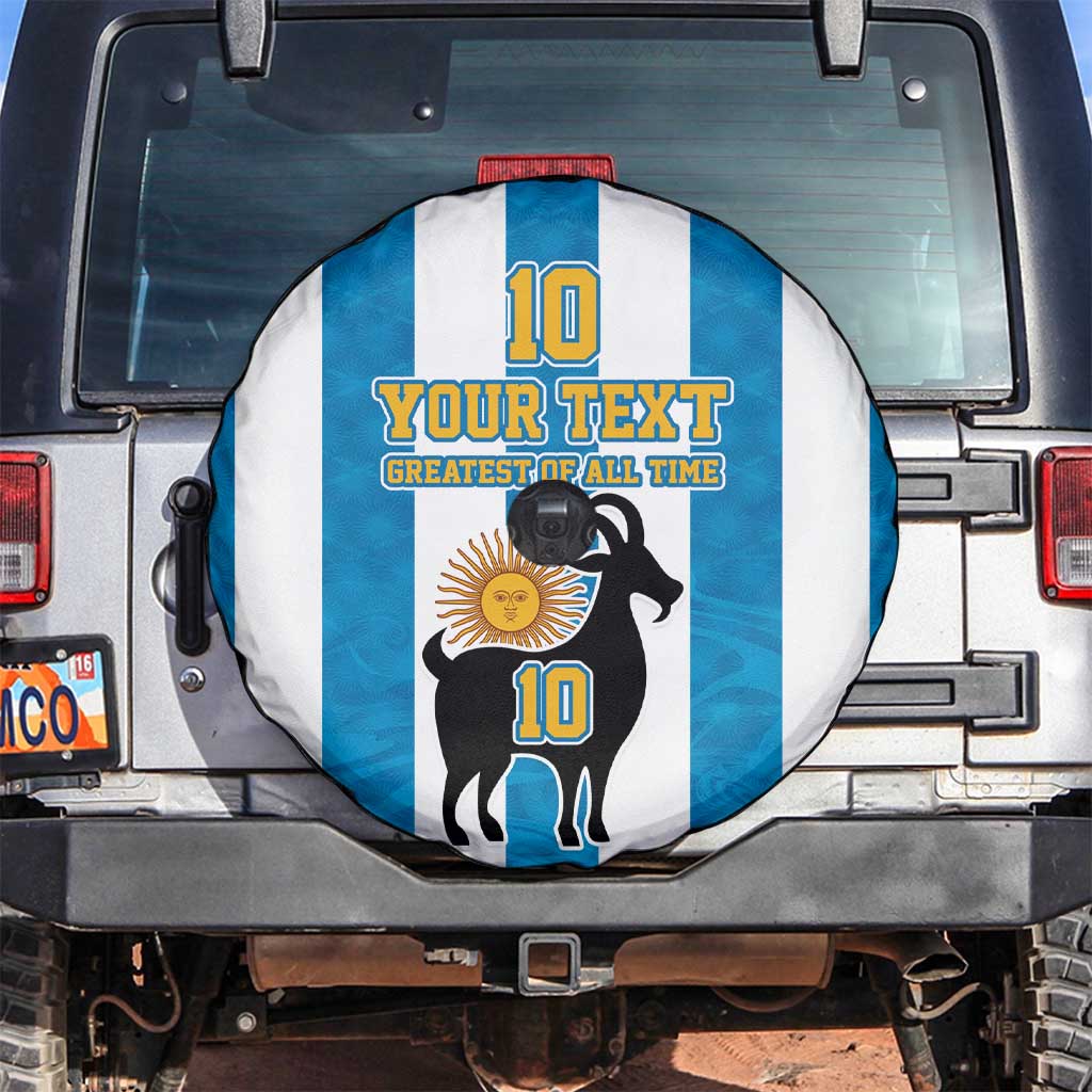 Personalized Argentina 10 Goat Spare Tire Cover Greatest Of All Time Sporty Style