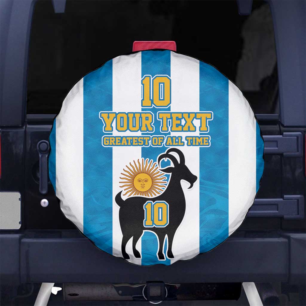 Personalized Argentina 10 Goat Spare Tire Cover Greatest Of All Time Sporty Style