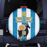 Personalized Argentina 10 Goat Spare Tire Cover Greatest Of All Time Sporty Style