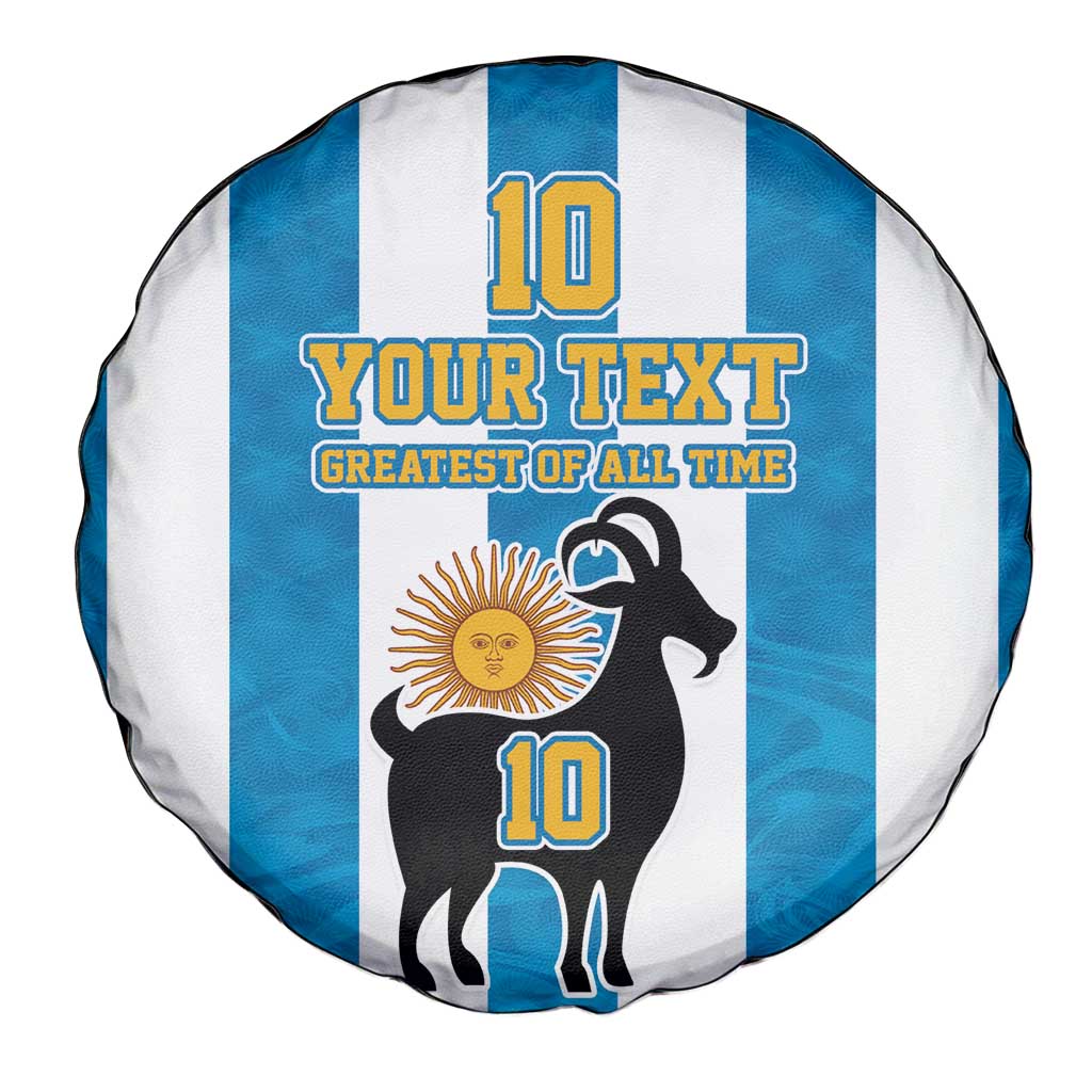 Personalized Argentina 10 Goat Spare Tire Cover Greatest Of All Time Sporty Style