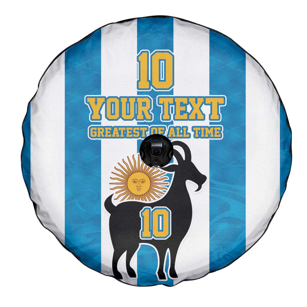 Personalized Argentina 10 Goat Spare Tire Cover Greatest Of All Time Sporty Style